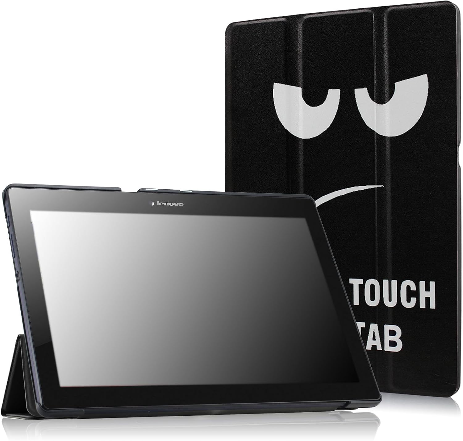 Infiland Lenovo Tab 2 A10/ Lenovo TAB-X103F Tab 10 Case, Ultra Slim Lightweight Tri-Fold Cover for Lenovo Tab 2 A10-70/ Tab 3 10 Business TB3-X70/ TAB-X103F Tab 10 10.1" Tablet, Not Touch