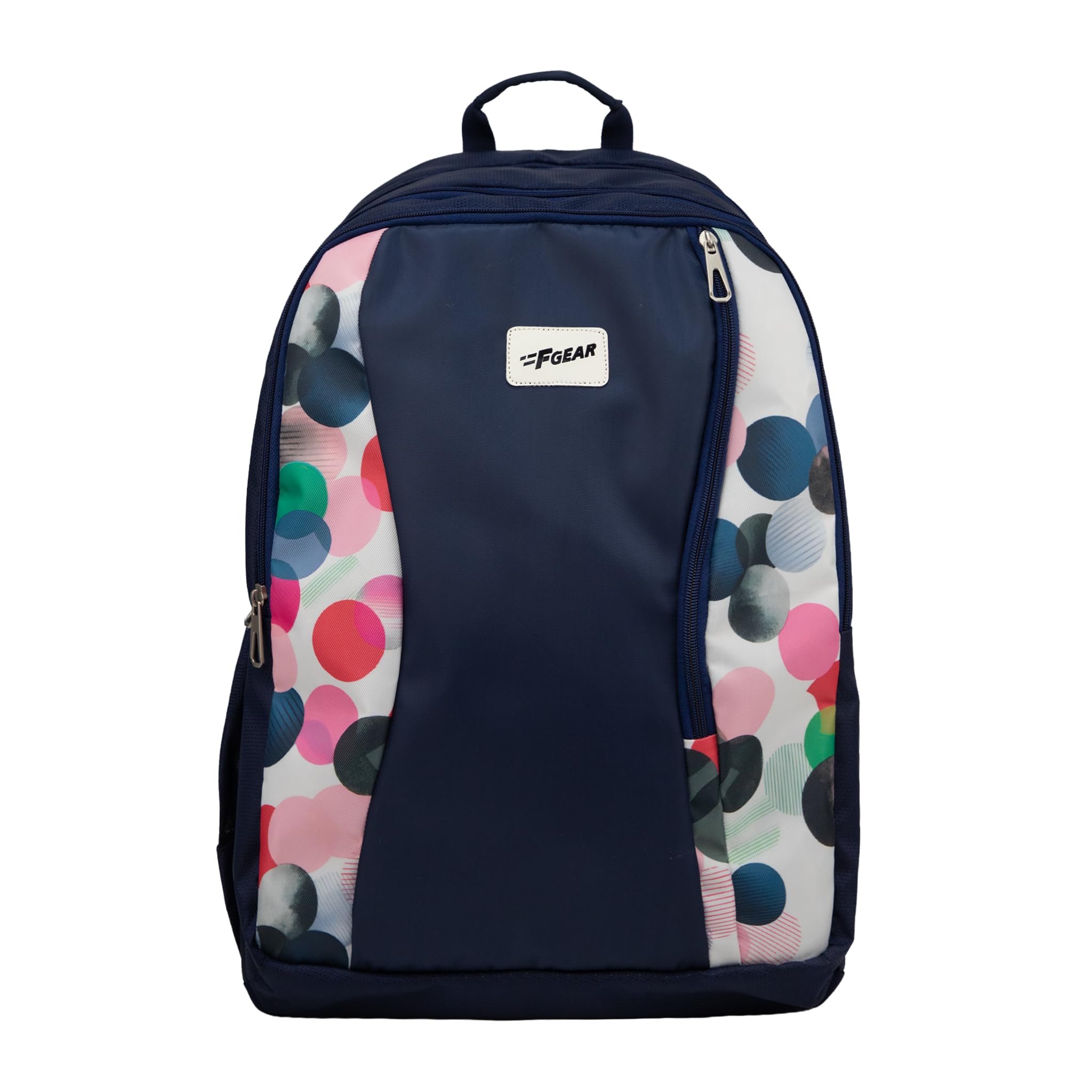 Nitro Navy 38L School Backpack|3 Compartments, 1 Front Pocket with bottle holder|Airflow Back Panel| Soft Touch|Ergonomic Design, Lightweight & Durable for School, College, Work & Daily use-image-35