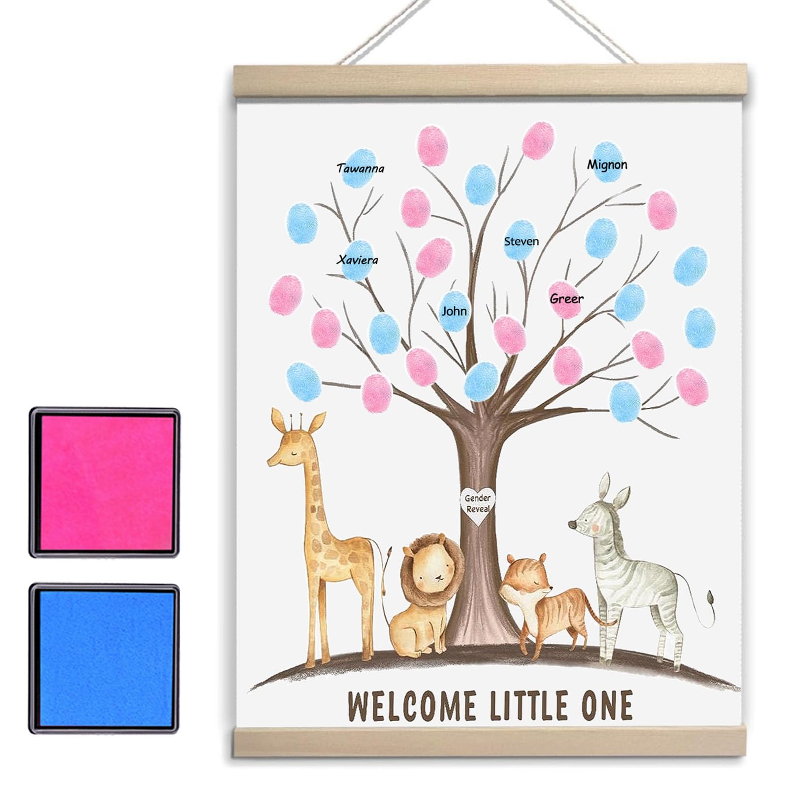 QZCYU Gender Reveal Party Decorations - party games and activities | Mubboo