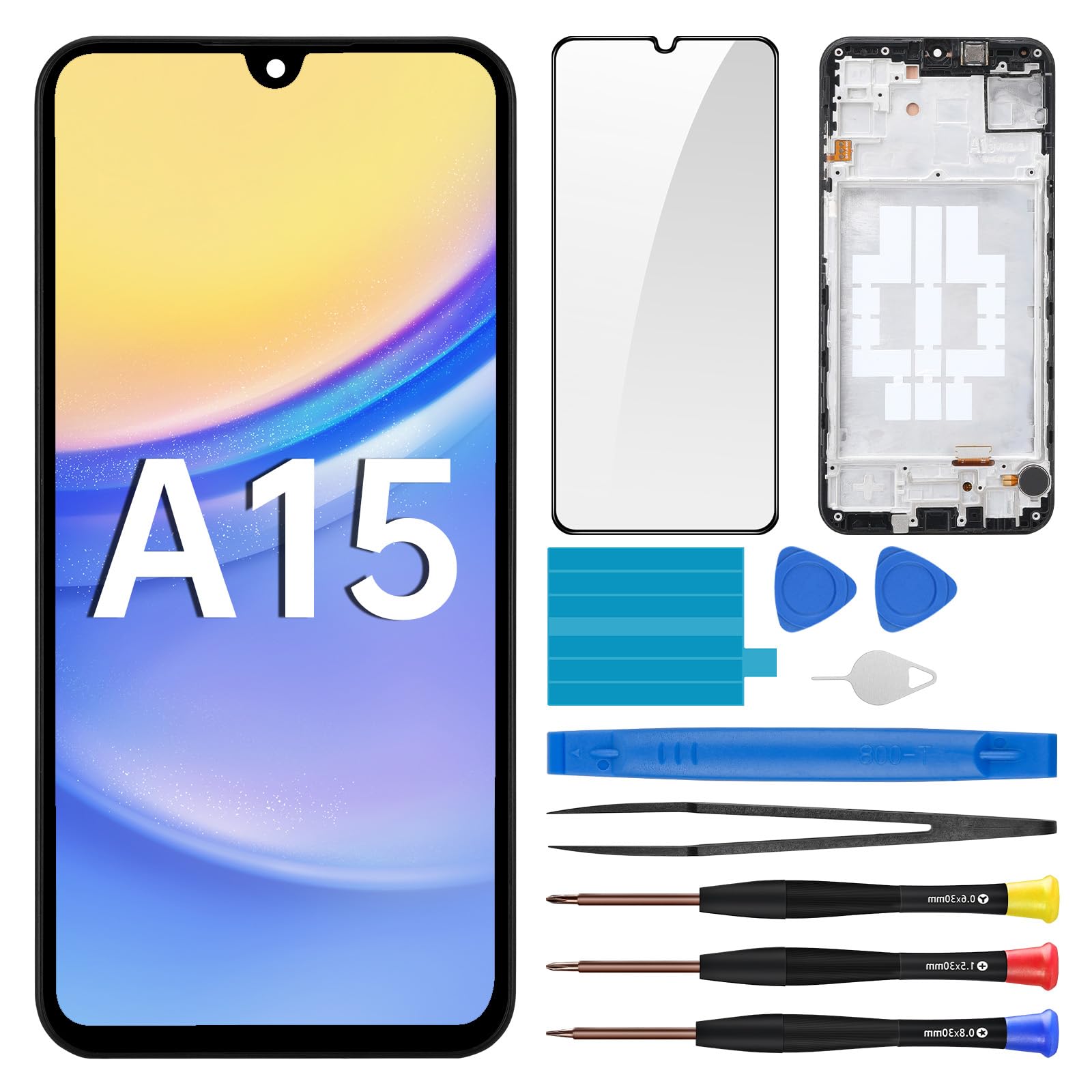 Amazon.com: BESJMYT for Samsung Galaxy A15 Screen Replacement with