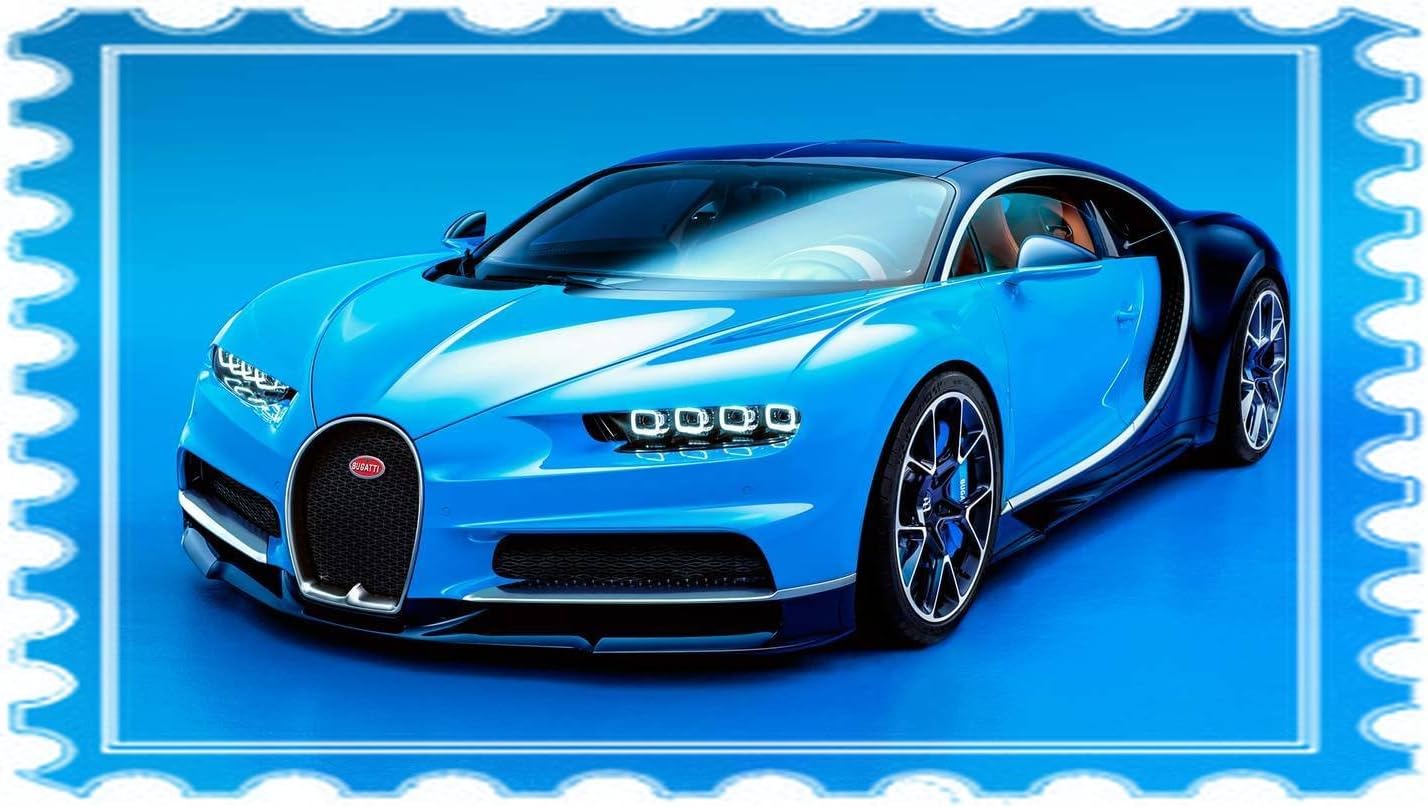 BUGATTI Chiron Euro Race Italian Sports Car Picture on Mouse Pad mousepad Classic Vintage Old Cars Hot Rods Speed Computer Desktop Supplies