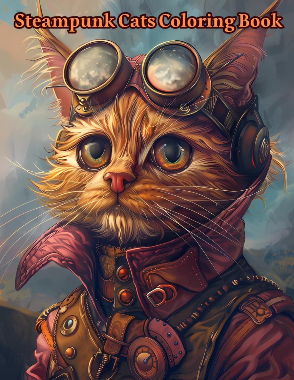 Steampunk Cats Coloring Book (Steampunk Cats' Adventures)