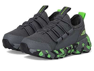SKECHERS KIDS Elite Sport 403966L (Little Kid/Big Kid) Boys Shoes Charcoal/Multi : 13.5 Little Kid M, Synthetic/Textile