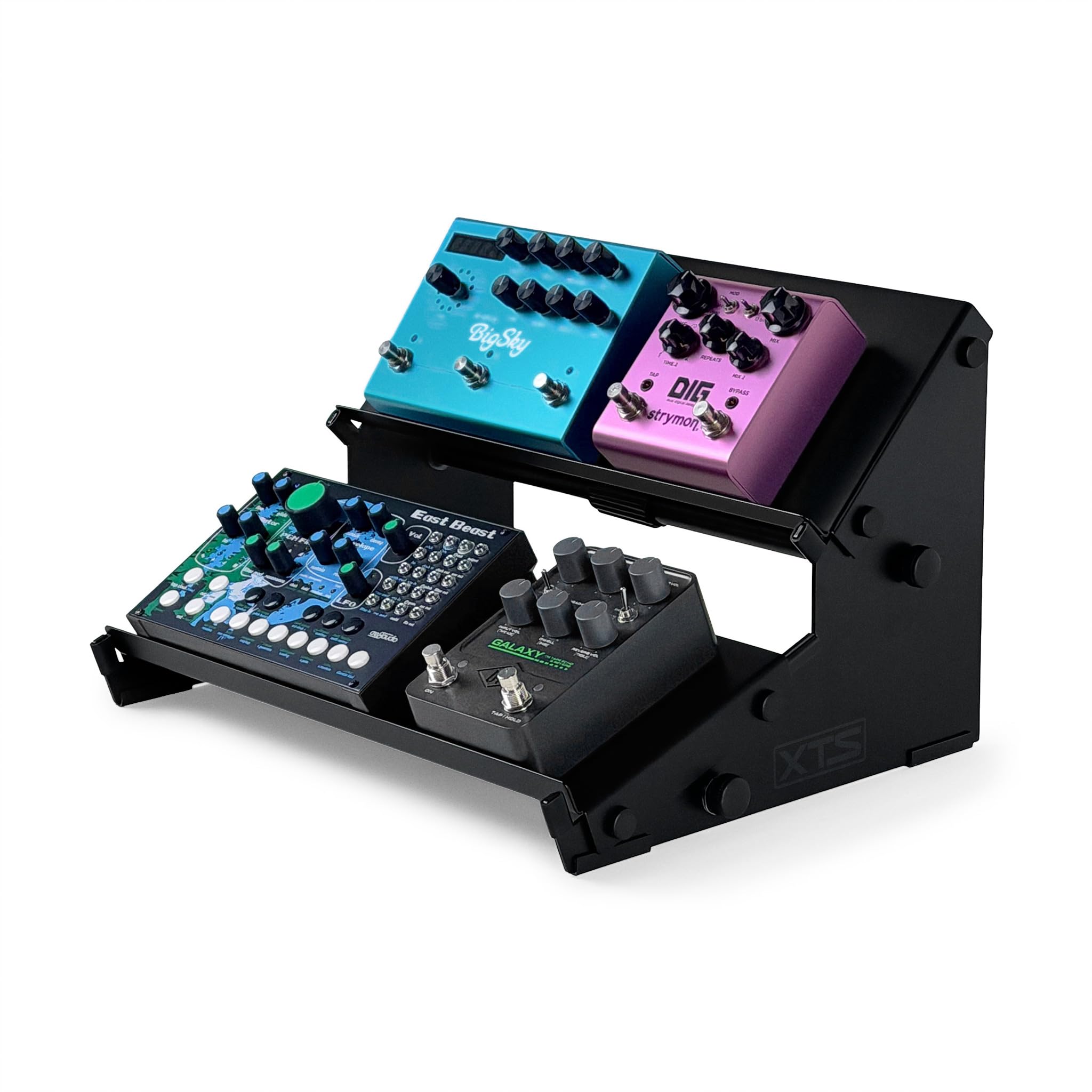 XTS Mini Duo-Flex Desktop Stand, 2 Tiers for FX Pedals / Synths / Digitakt