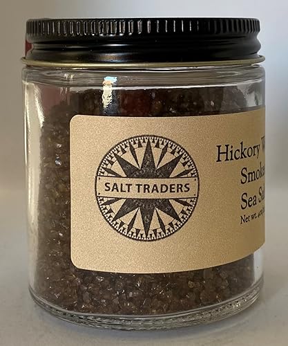 Miniatura 2 de Salt Traders Sal marina ahumada de madera de nogal - 4 oz de peso neto (tarro de vidrio)