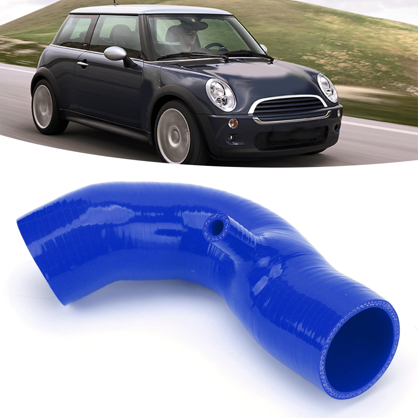 Durite d'admission d'air, Pipe d'admission en Silicone Excellentes Performances pour S R53 (Bleu)