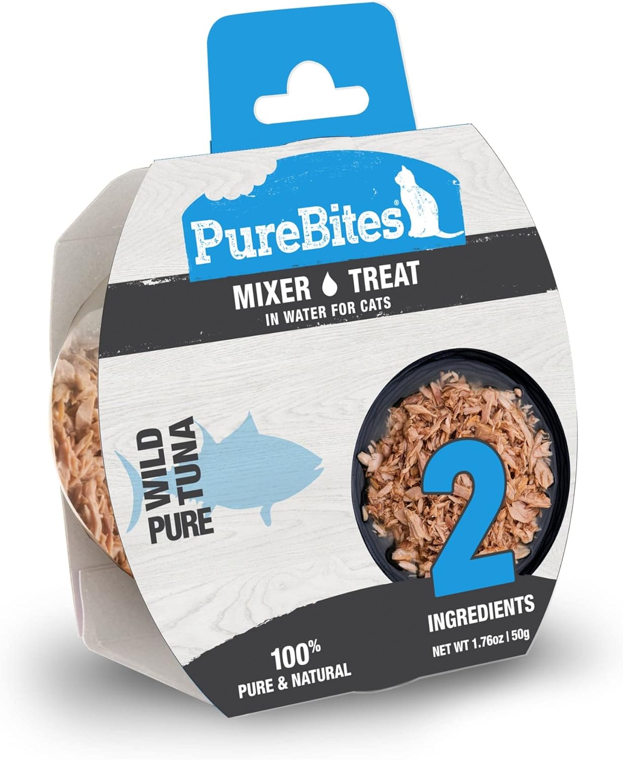 PureBites Mixers Wild Skipjack Tuna in Water Cat Food Toppers, 1.76 oz., Case of 12