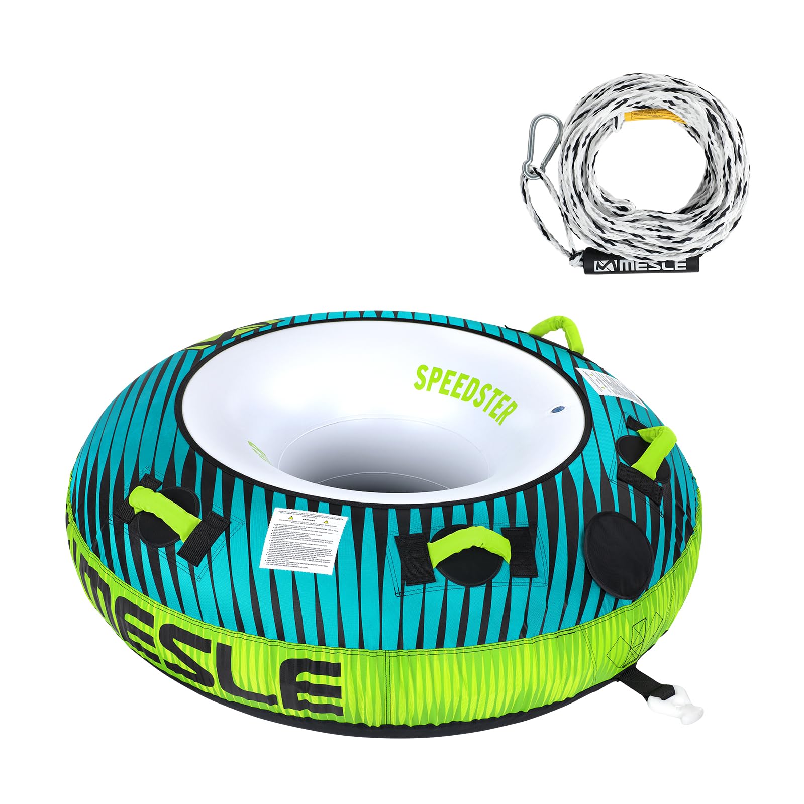 Gommone Trainabile MESLE Delta - Per 1 Persona, Con Corda, Per Barche E Moto D'Acqua - Foto 5