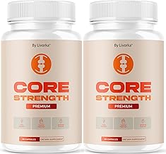 (2 Pack) Core Strength - Official Core Strength Premium Capsules All Natural Ingredients Advanced Formula Daily Pills Overall Health & Wellness Support Vitamin Reviews, 120 Capsules for 2 Months