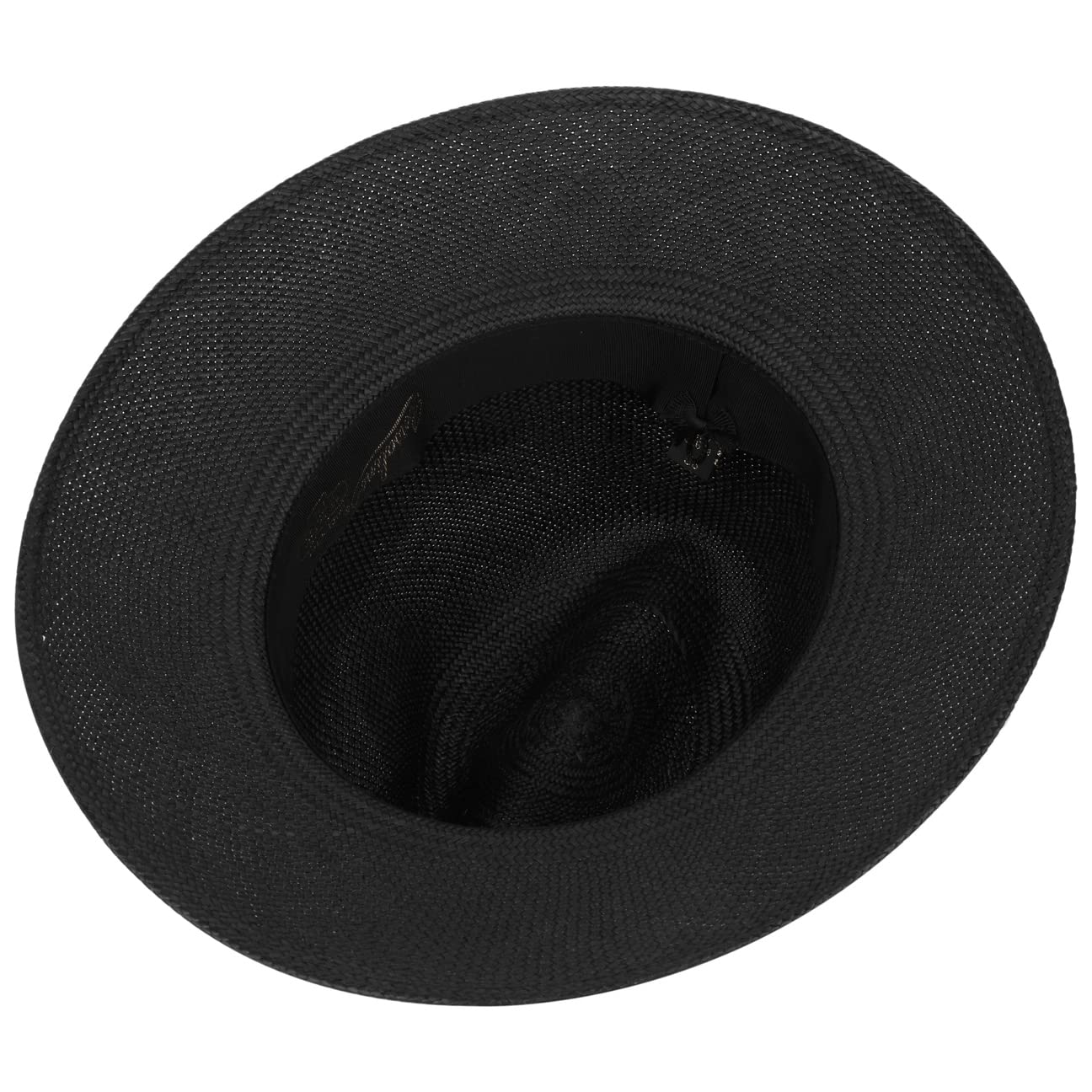 Borsalino Cappello di Paglia Big Brim Fedora Uomo - Made in Italy Estivo da Giardiniere Cappelli Spiaggia con Nastro Grosgrain Primavera/Estate Estate
