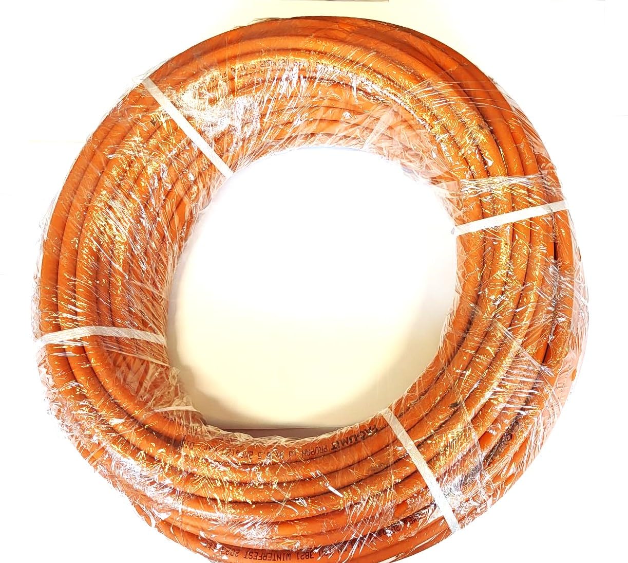 Manguera de gas butano de propano de 5 m, 20 bar, diámetro de 9 mm (diámetro exterior de 16,5 mm), muy flexible, para hornillo de camping