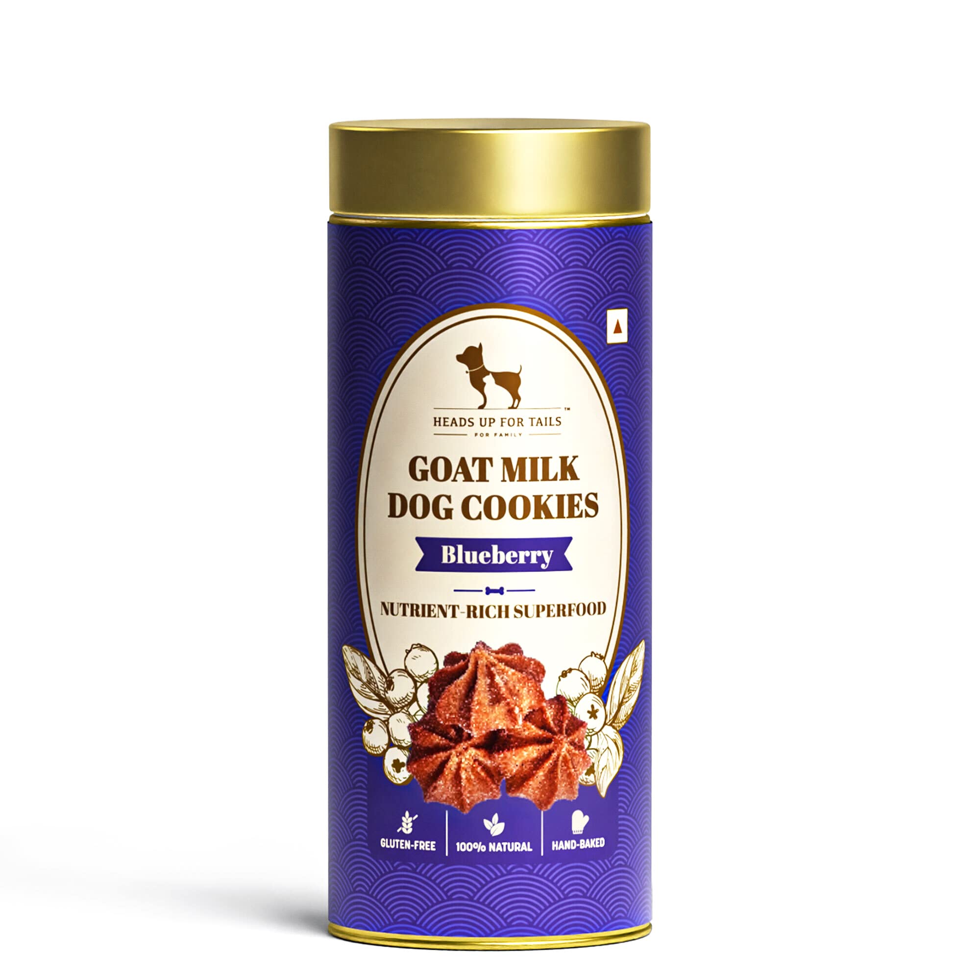 Heads Up For Tails Adult Goat Milk Dog Cookies - Blueberry (200 G Stick) (B0C4DV8VSC) Amazon Price History, Amazon Price Tracker