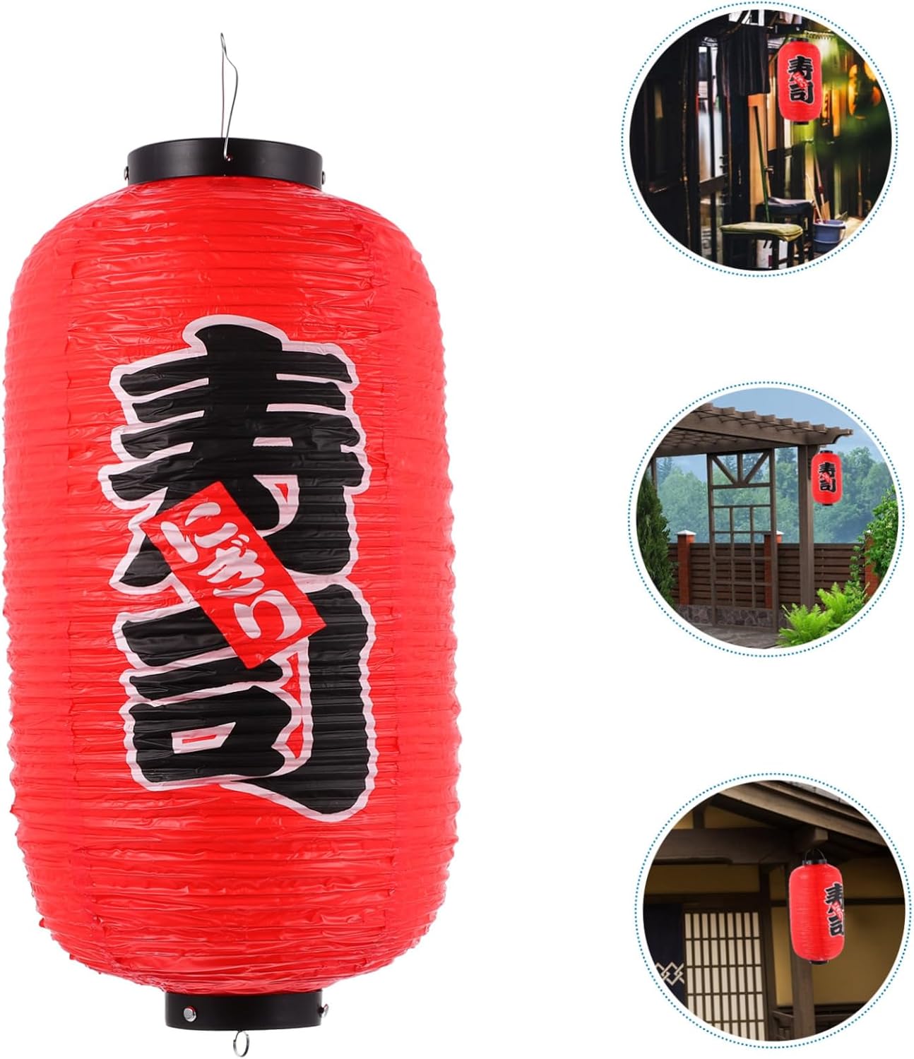 DOITOOL 2 Pcs Japanese Lantern Izakaya Lanterns Sushi Bar Lantern Sushi Party Decorations Sushi PVC Lampshade Sushi Lanterns Ramen Lantern Vinyl Party Favors Japanese-Style Pendant Plastic