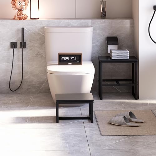 Miniatura 9 de iTsst Taburete de escalón para adultos, soporta hasta 500 libras, 3 en 1, resistente taburete de dos pasos para Kichenbañocamas altas, marco de