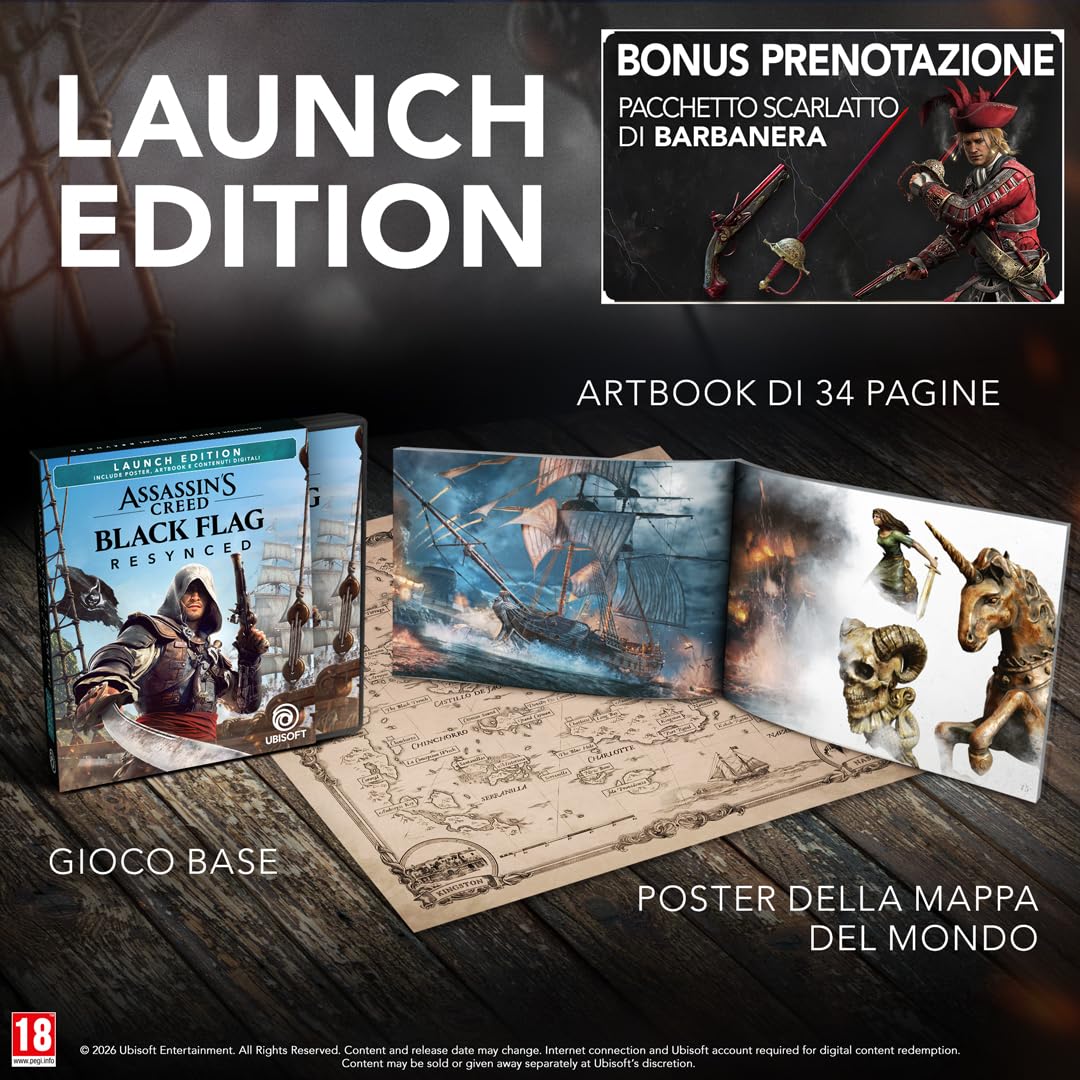 Assassin's Creed Black Flag Resynced Launch Edition (PS5)