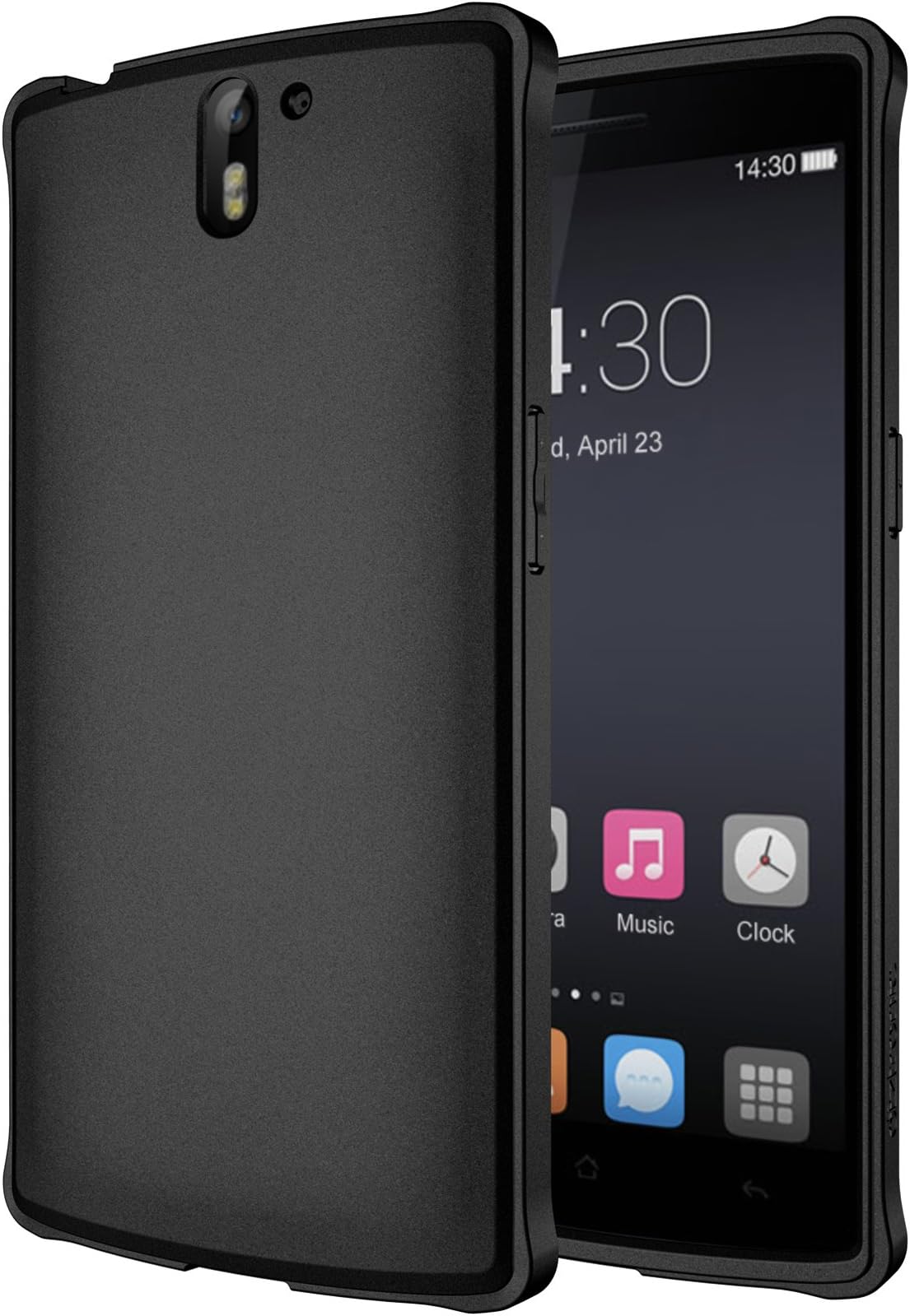 Diztronic Ultra TPU Case for OnePlus One - Full Matte Black