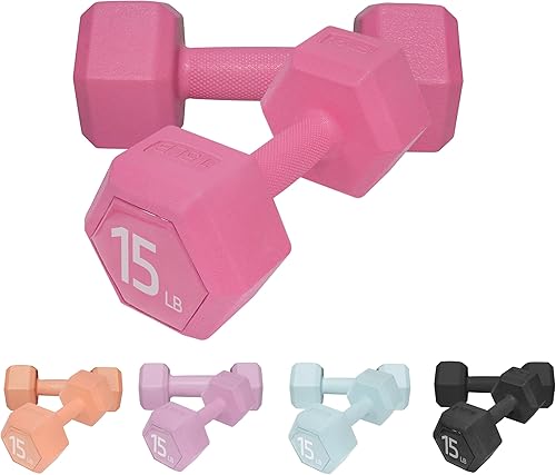 Miniatura 10 de Juego de pesas para mano de 5/10/15/20/25/36 libras, 5 opciones de colores, pesas libres de ejercicio y fitness, para mujeres y hombres, equipo de