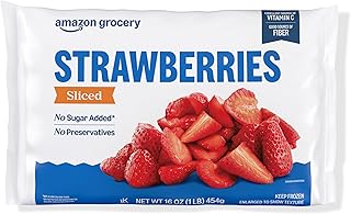 Amazon Grocery, Sliced Strawberries,16 Oz, Frozen (Previously Happy Belly, Packaging May Vary)