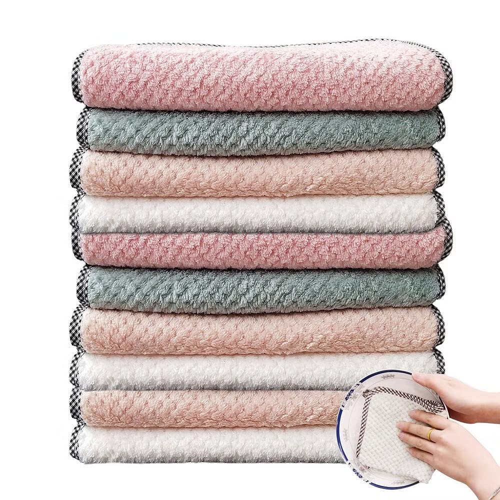 KPNG Dish Cloths for Washing Dishes Absorbent Coral Velvet Dishtowels No Odor Reusable Dish Towels for Cleaning Dishes Kitchen BathroomCar Imaginative (10) (B0C3RJ85JX) Amazon Price History, Amazon Price Tracker
