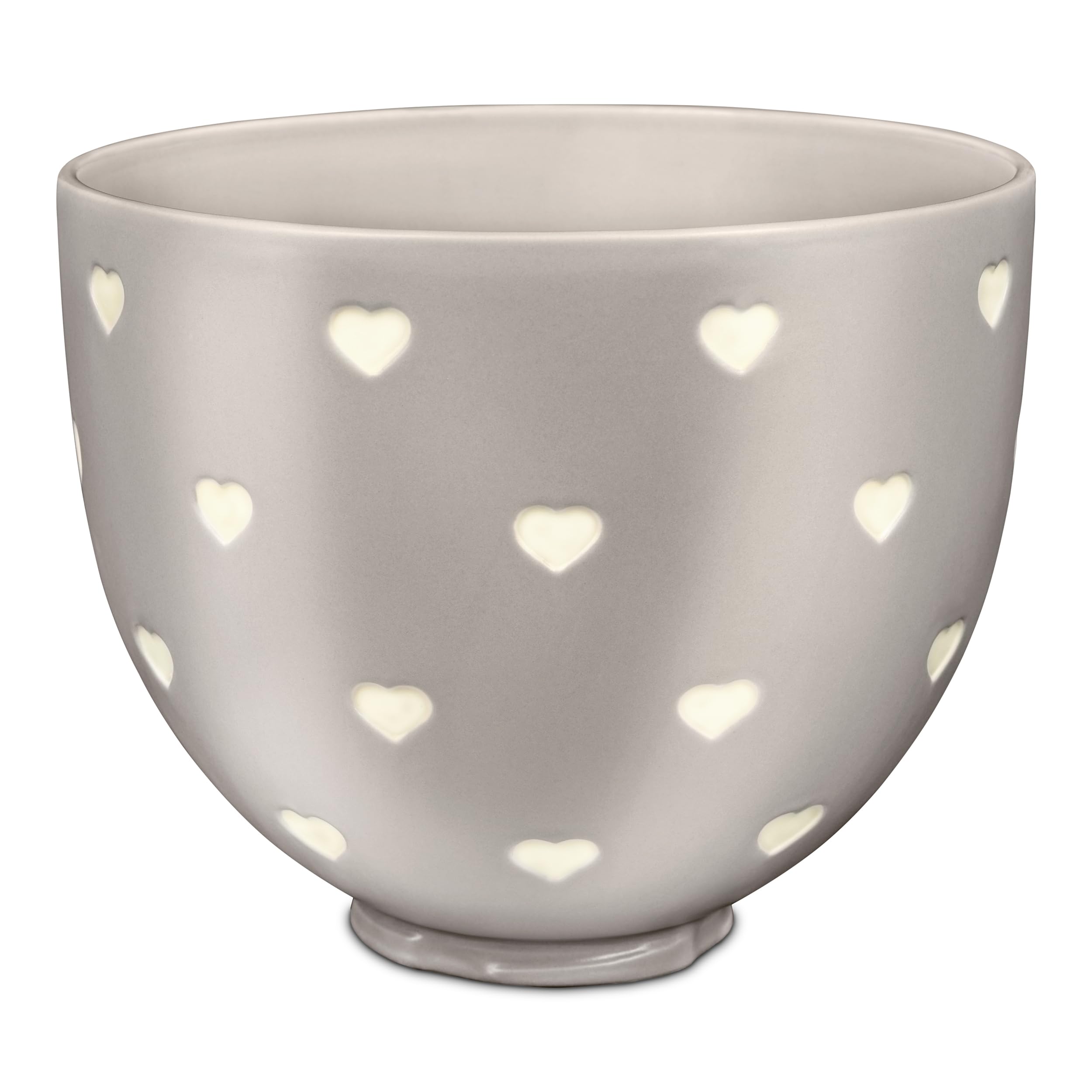 KitchenAid 5-Quart Layered Hearts Ceramic Bowl for KitchenAid Tilt-Head Stand Mixer