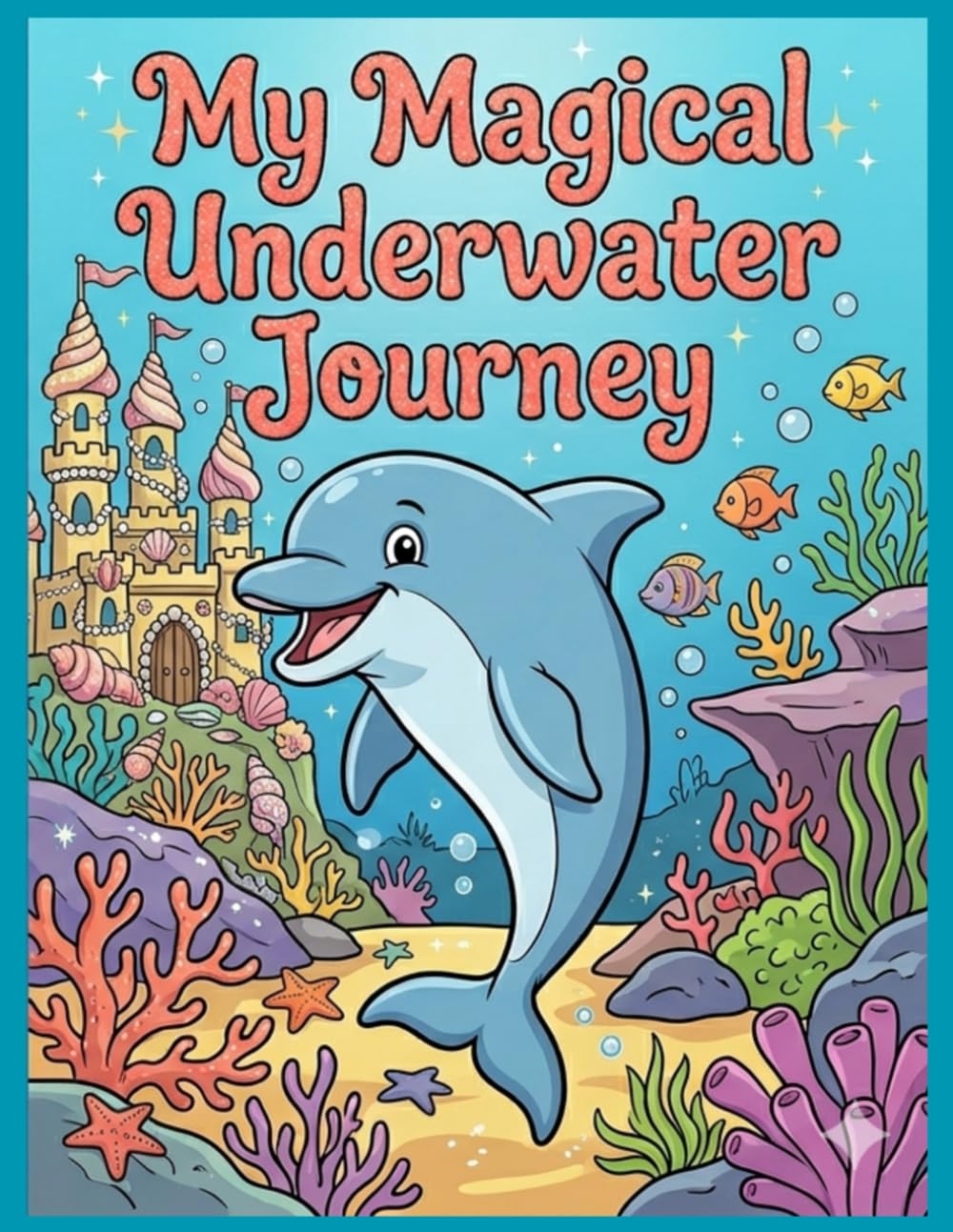 MY MAGICAL UNDERWATER JOURNEY: Simple & Cute Ocean Coloring Book / Magical underwater ocean adventure
