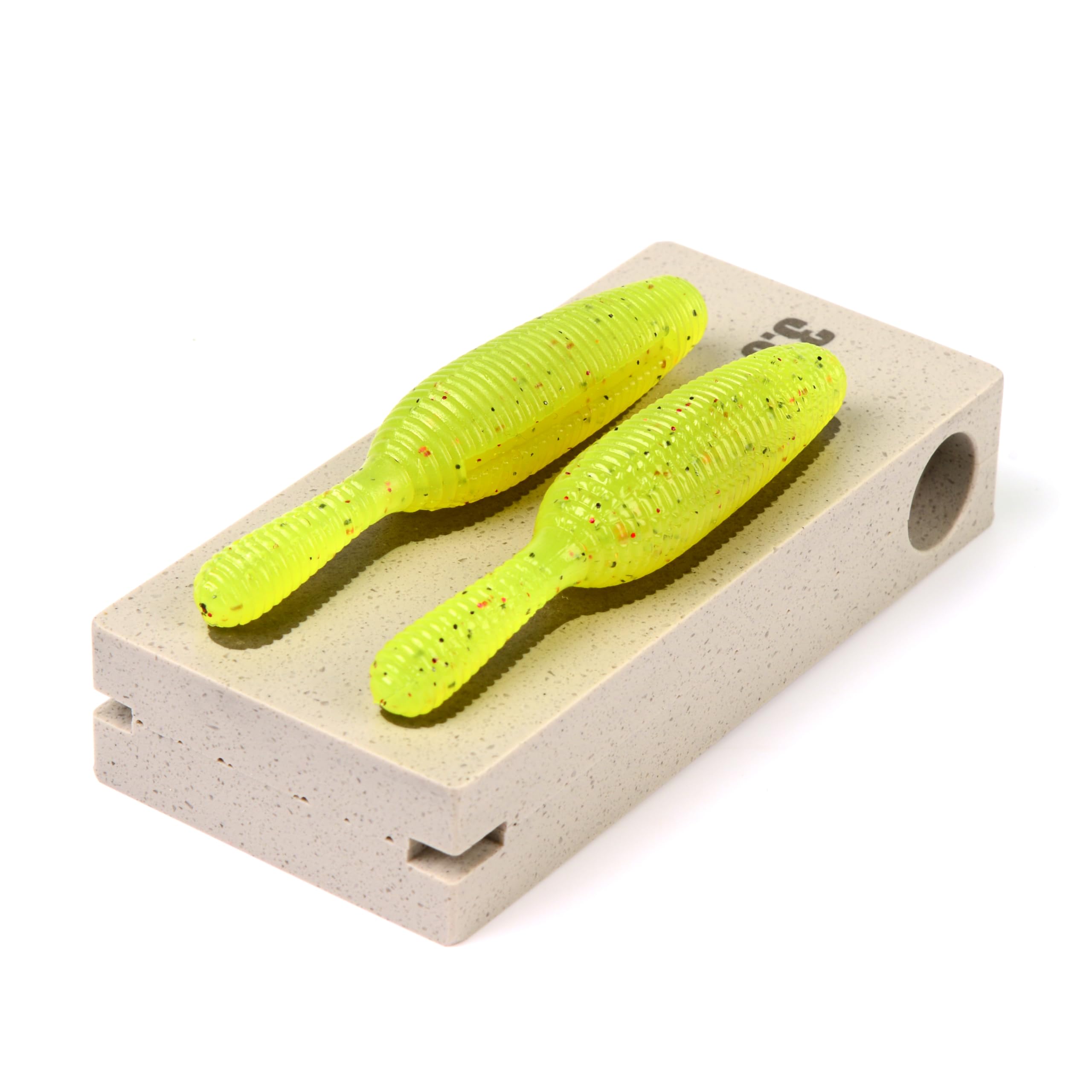 Soft Plastiс - Moldes para hacer señuelos de inyección, señuelos de pesca, 2 cavidades Yamatanuki Stick Bait 3,5 pulgadas