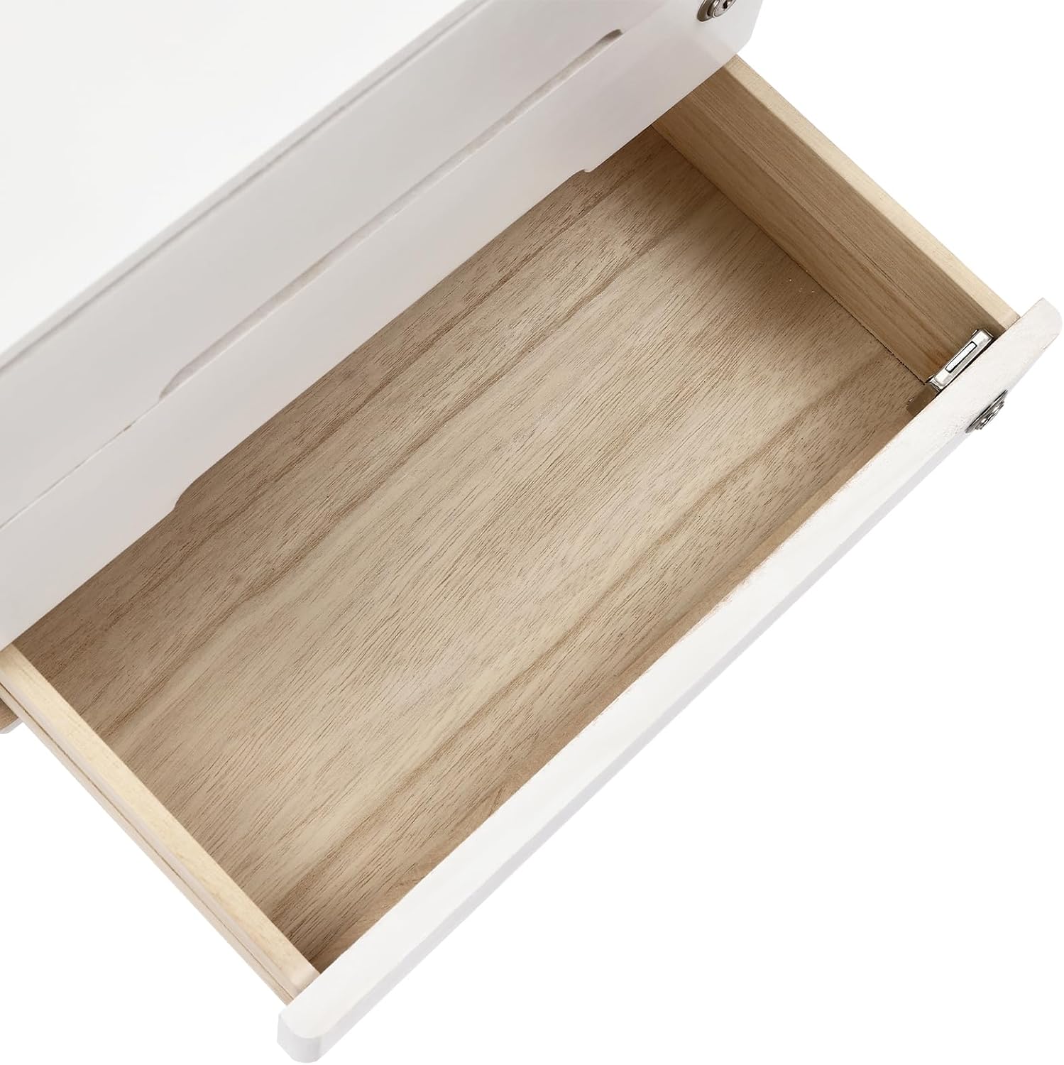 Wooden Desktop Storage Box, with 3 Lockable Drawers, Keepsake Box, Office Supplies A4/Receipt File Organizer, Flat File Cabinet to store documents, notebooks, or other small objects