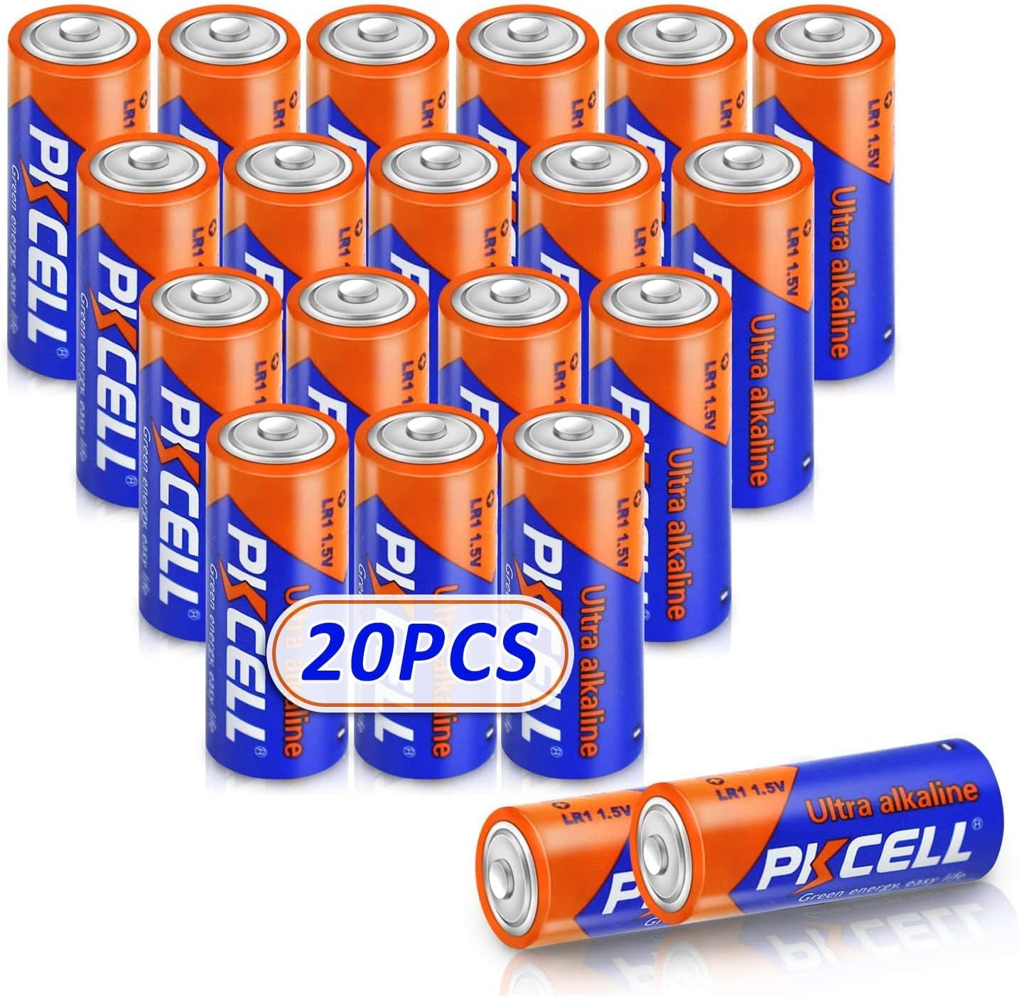 Amazon | 単5形乾電池 LR1 1.5Vアルカリ電池 1.5V乾電池 電池単5形 LR1 