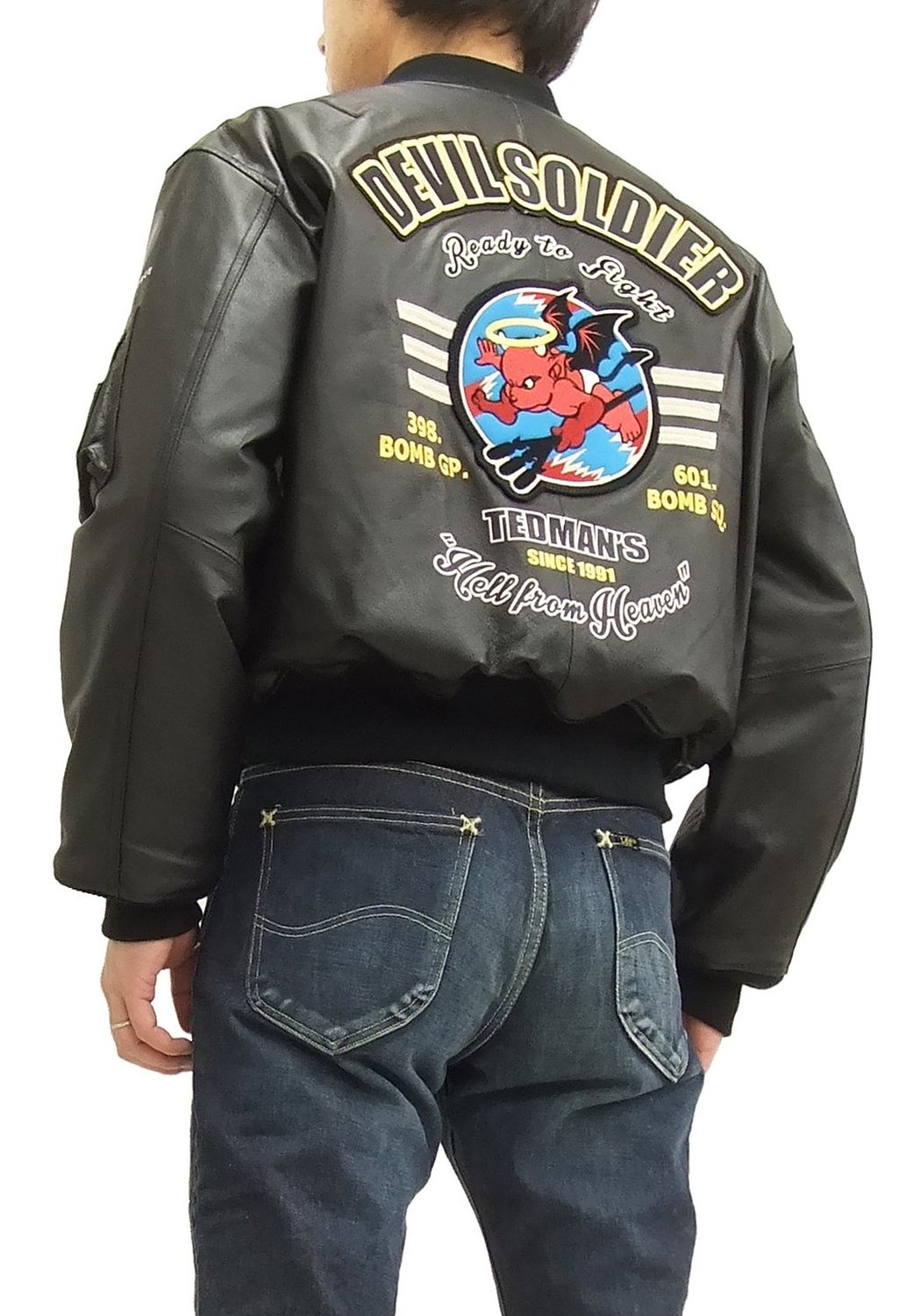 テッドマン　フライトジャケット Amazon | (テッドマン) TEDMAN レザー MA-1 フライトジャケット