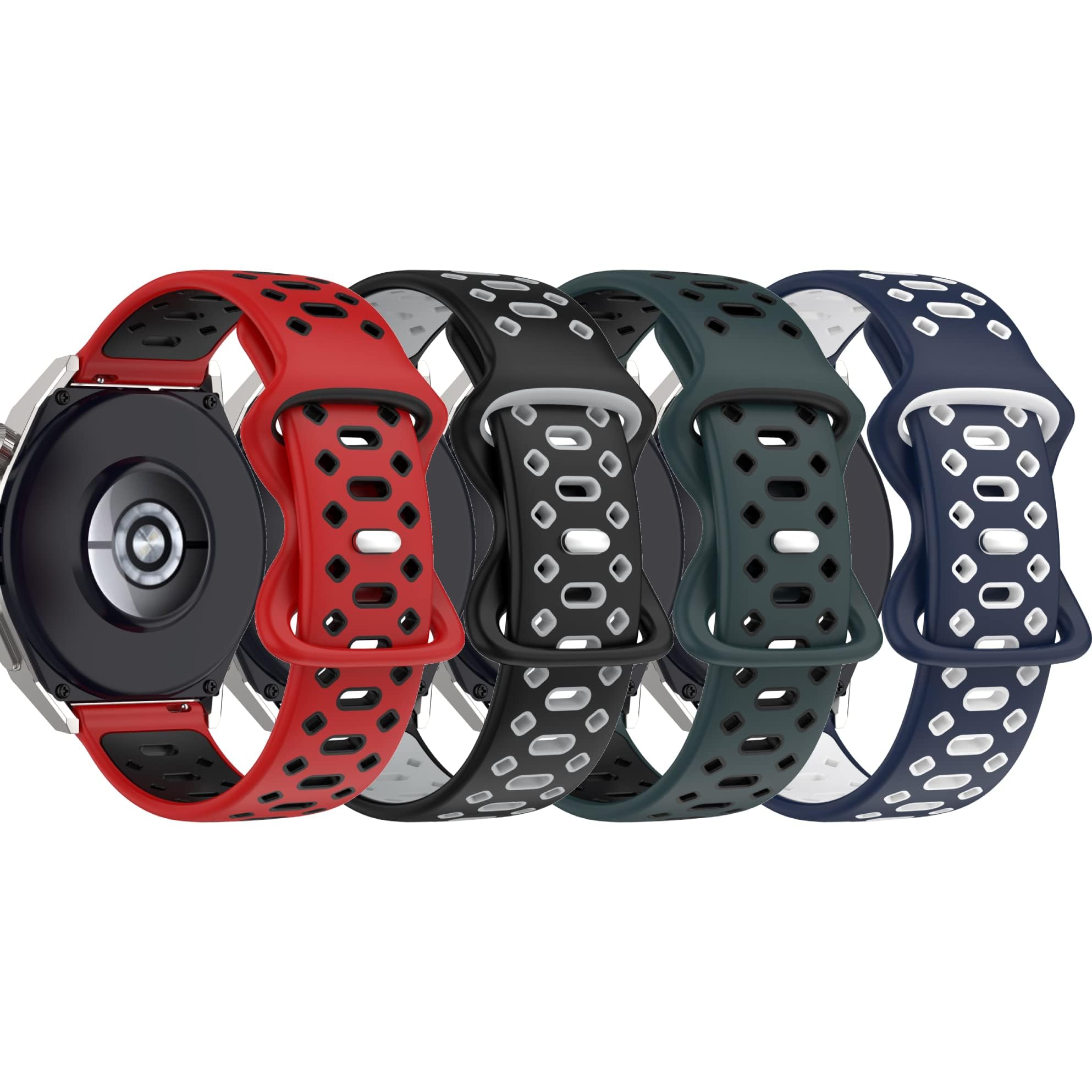 BabyValley Bracelets Compatible with Kieslect Ks Pro Smart Watch Band Sport Adjustable Silicone Strap Replacement Wristband Accessories for