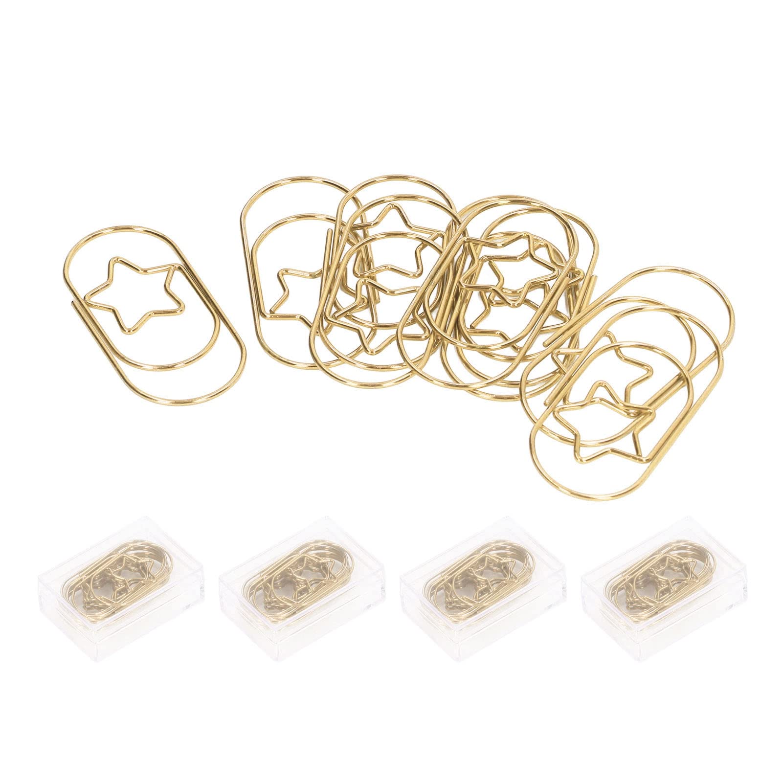 Paper Clips With String Snapklik.com : Paper Clips, 40Pcs Medium Size Gold Paper Clips, Cute ...