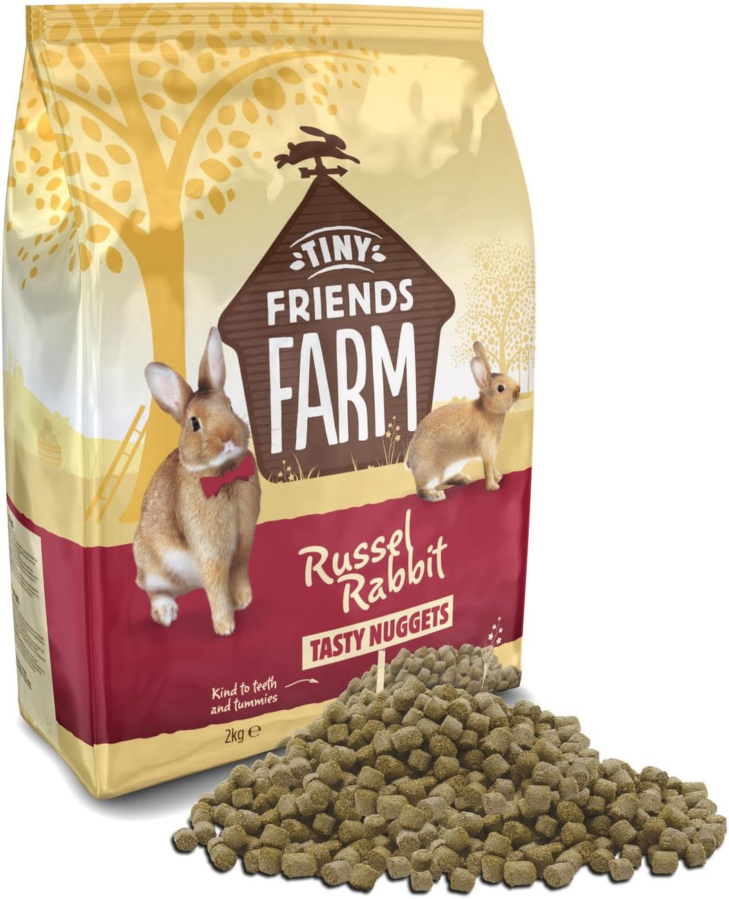 Supreme Petfoods Tiny Friends Farm Gerty Tasty Nuggets, Guinea Pig, 1.5