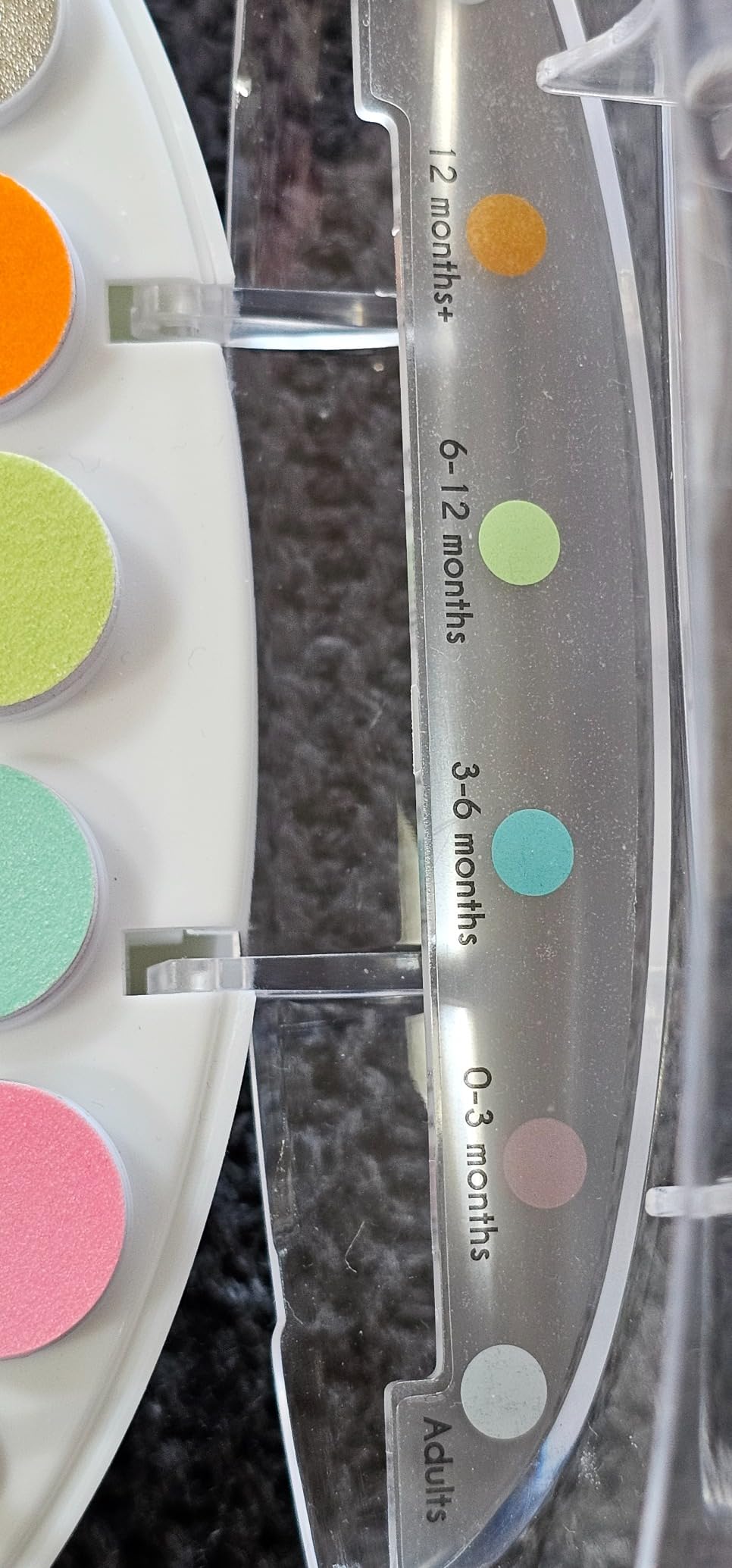 haakaa Happii Bear Baby Nail File Electric Nail Trimmer with LED Light