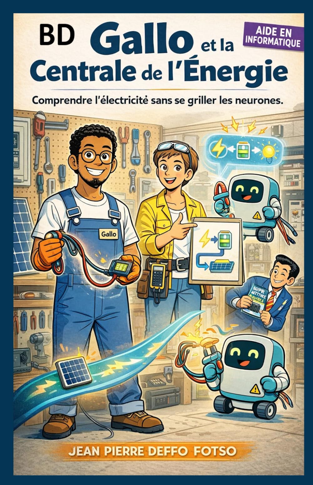 Gallo et la Centrale de l’Énergie: Comprendre l’électricité sans se griller les neurones (Bandes Déssinées Educative Les aventures de Gallo)