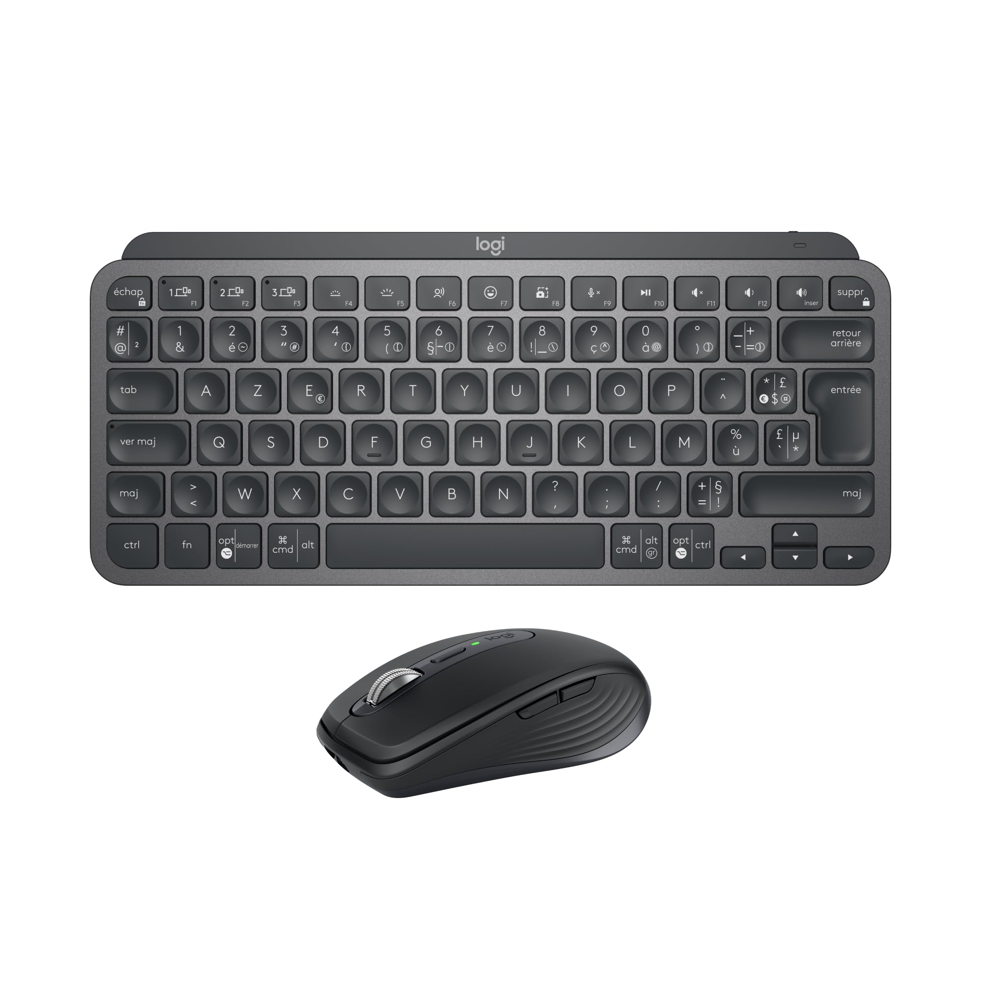 Logitech MX Keys Mini Clavier + MX Anywhere 3S Souris sans Fil