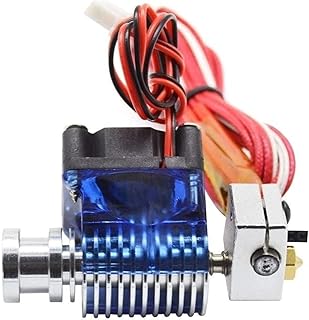 Printer Parts Short Distance J-Head Hotend 12V/24V Compatible with 1.75mm/3.0mm Extruder with Cooling Fan All Metal throt Compatible with 3D Printer Replacement Parts (Color : 12V 02mm 300mm)