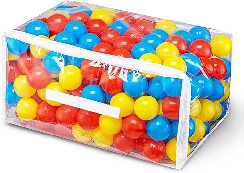 100 Bolas de Piscina de Bolas para Niños, Bolas de Plástico para Piscina de Bolas, Bolas de Juego para Bebés y Niños Pequeños, Ideal para Piscina de