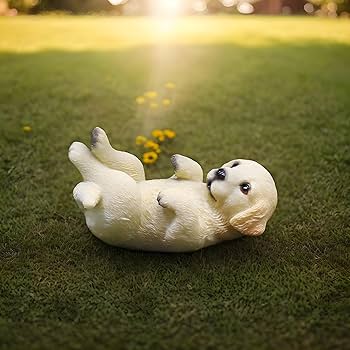 Amazon.co.jp: ゴールデンレトリバー像 | 樹脂製 リアルな犬の彫刻