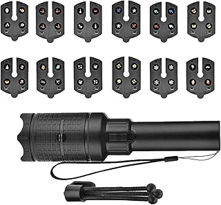 2 Pcs Flashlight Projector for Kids,Flashlight Projector for Kids - 12 Patterns Slide Projector Flashlight Projection Light Toy for Kids Lear-au