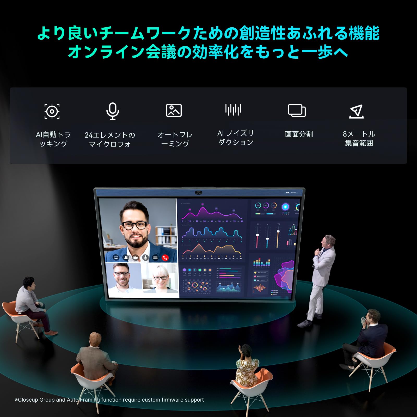 Amazon | NearHub S65 スマートボート ホワイトボード （ボート