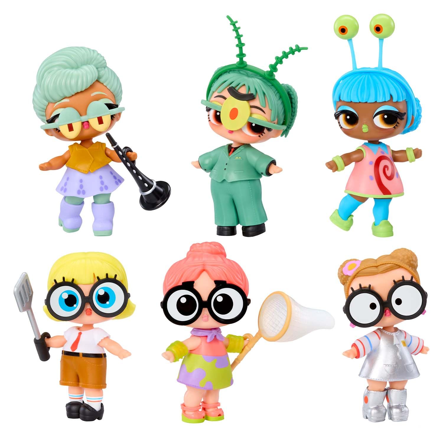 L.O.L. Surprise! Loves SpongeBob Kanciastoporty – lalki kolekcjonerskie, 6 stylów