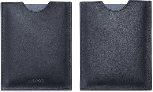 Miniatura 8 de HISCOW Funda minimalista para pasaporte - Piel de becerro italiana, Negro -, Minimalista