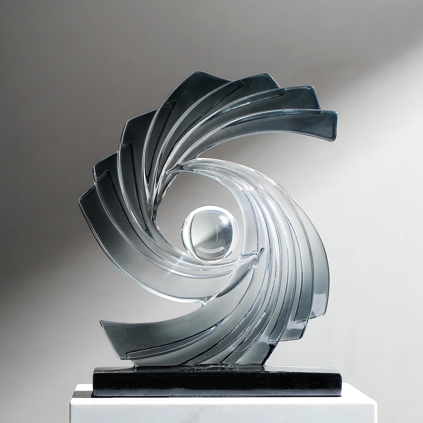 Abstrakte Kunststatue, moderne, minimalistische Dekoration, geometrische abstrakte Skulptur, Decoraciones para Sala, Schlafzimmer, Büro, Kaffee, Tisch, Tafelaufsatz, Dekoration, Kunstharz