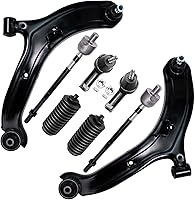 Vista 893 de Detroit Axle - Kit de suspensión frontal de 8 piezas para Dodge Journey 2009-2015, 2 brazos de control inferiores, 2 rótulas, 2 varillas