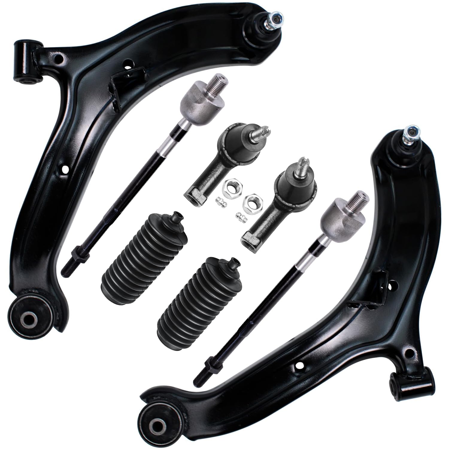 Detroit Axle - 8pc Front Control Arms Kit for 2000 2001 2002 2003 2004 2005