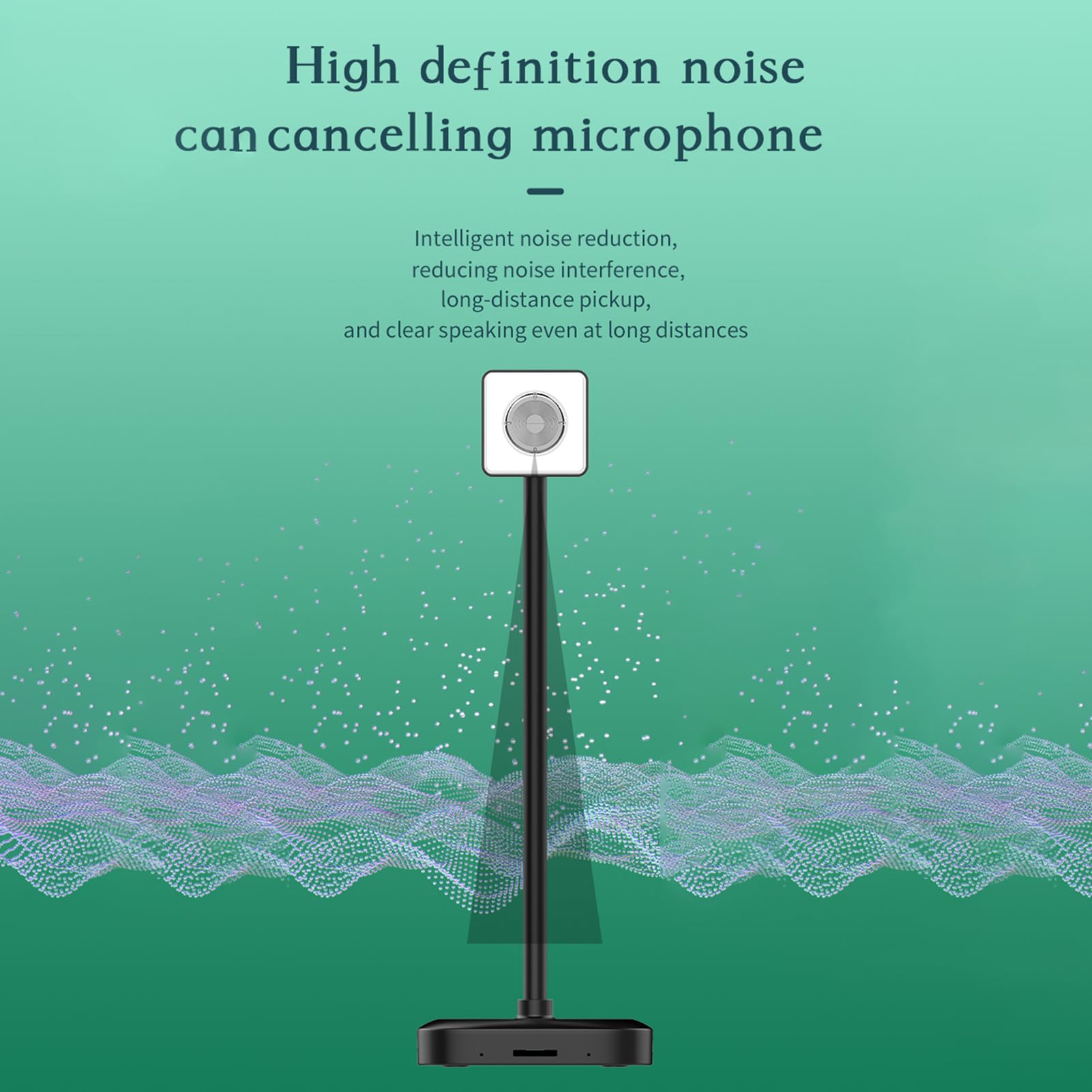 Kamera Dokumentacyjna 4K z Autofokusem, Wbudowanym Mikrofonem i Trzema Poziomami Oświetlenia LED, funkcją Plug and Play, Idealna do Nauczania Online, Transmisji na żywo i