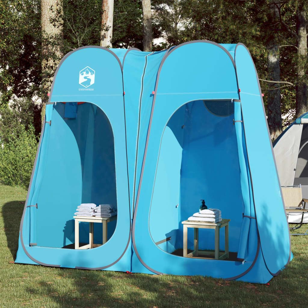 LAPOOH Sichtschutzzelt Blau Pop-Up Wasserdicht, Duschzelt Camping, Toilettenzelt, Campingtoilette, Heckzelt, Campingklo - 4004138