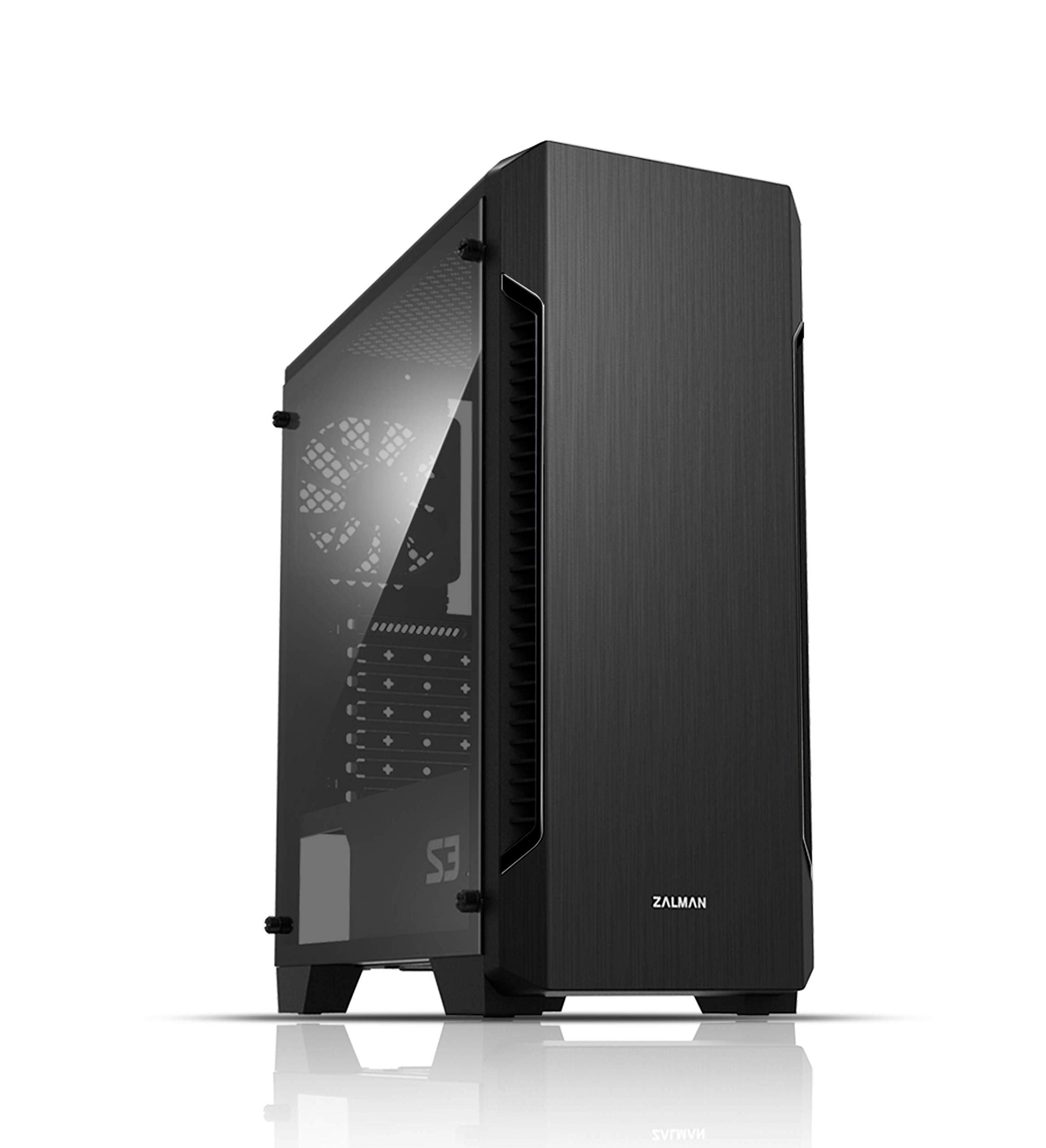 Buy Zalman S3 ATX Mid Tower Computer PC Case, PreInstalled Three (3) x