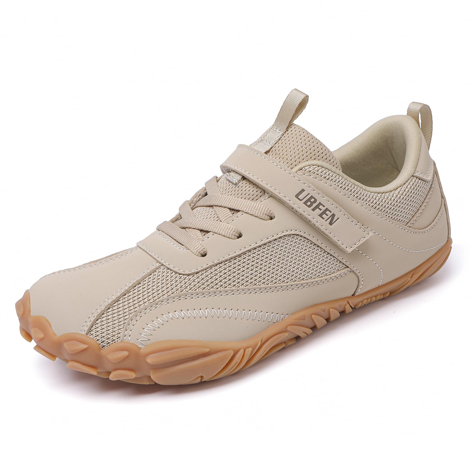 UBFEN Womens Barefoot Shoes Wide Toe Box Zero Drop Light Hiking Sneakers | Hook And Loop…