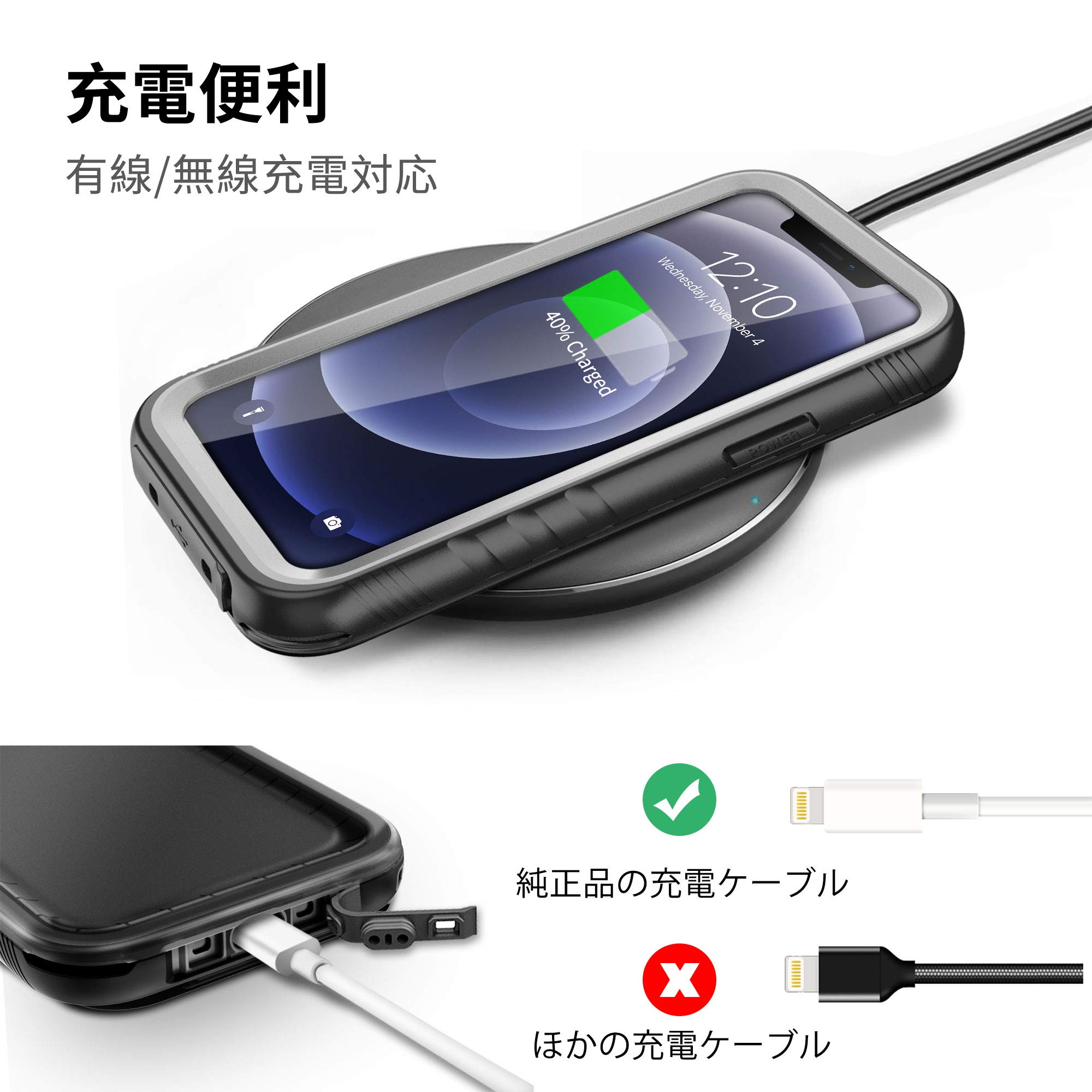 Amazon.co.jp: SPORTLINK iPhone 12 mini 用 防水ケース iPhone 12 